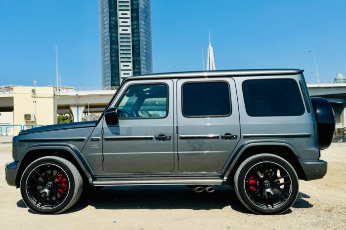 Mercedes G63 AMG Gray – Luxury SUV Rental Dubai