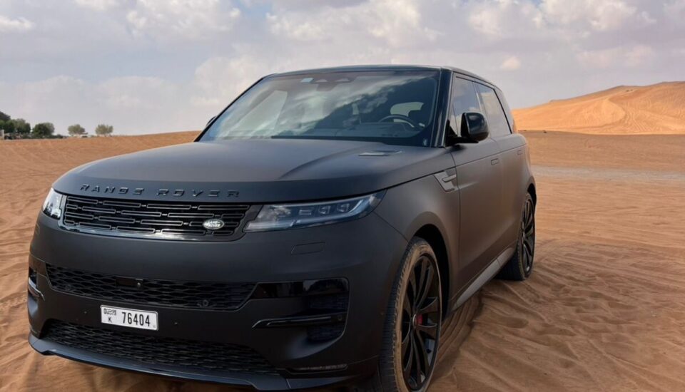 Range Rover Sport V8 Matte Black – Luxury SUV Rental Dubai