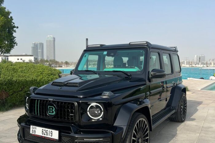 Mercedes G63 AMG Brabus Black Tiffany Edition – Luxury SUV Rental Dubai