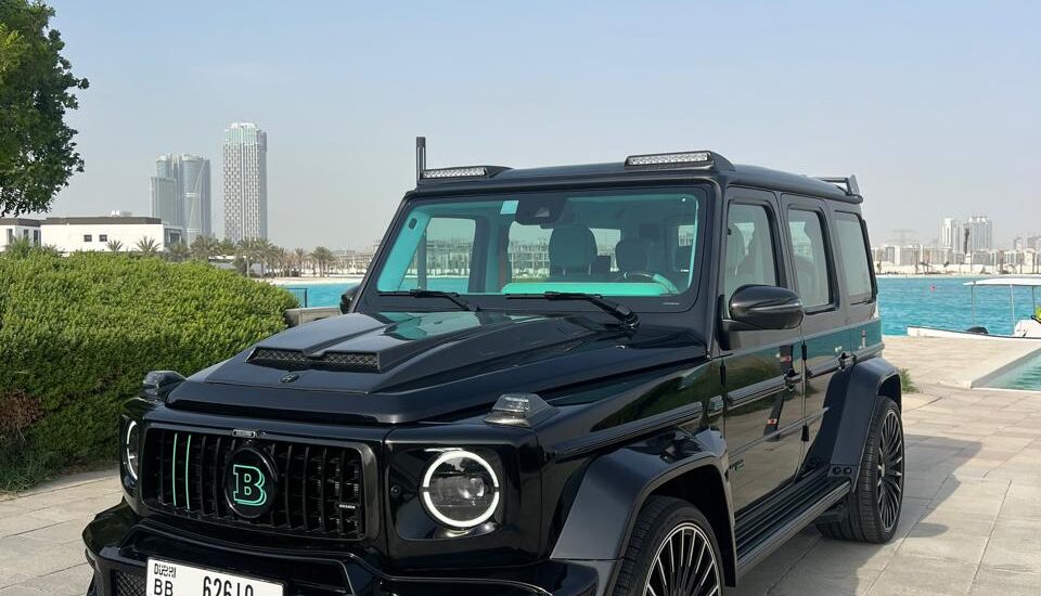 Mercedes G63 AMG Brabus Black Tiffany Edition – Luxury SUV Rental Dubai