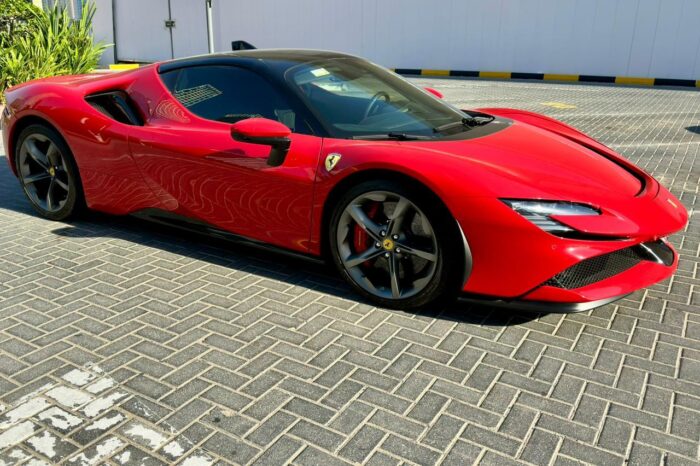 Ferrari SF90 Stradale Red – Ferrari Rental Dubai