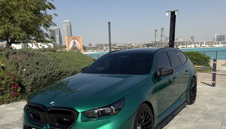 BMW M5 Green – Luxury Sports Car Rental Dubai